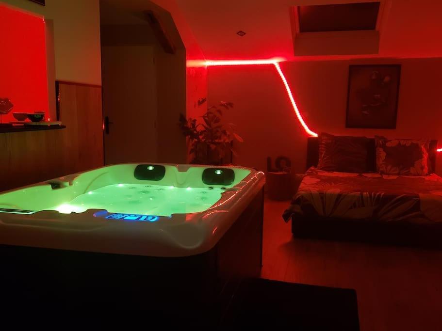 Bulles Etoilees Appartement Avec Jacuzzi Prive Montrevel-en-Bresse Extérieur photo
